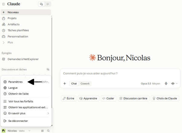 Connecter votre plateforme Workspace a votre IA_01
