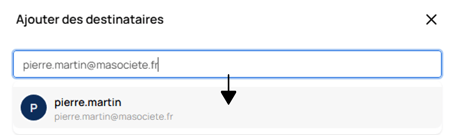 Recevoir des fichiers ou des dossiers depuis votre plateforme de partage_12