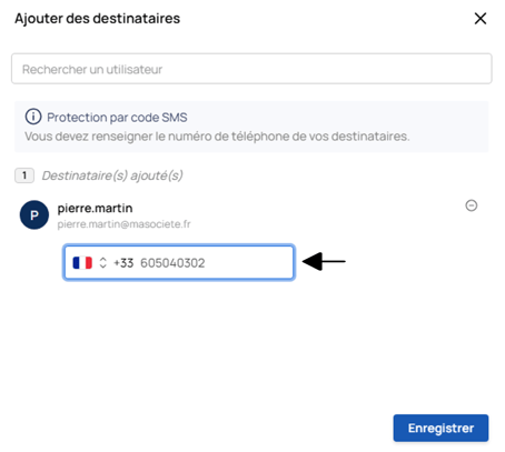 Recevoir des fichiers ou des dossiers depuis votre plateforme de partage_14