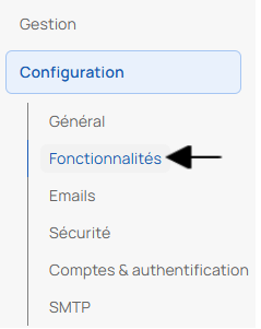 Administrer les signatures elec - 1 menu admin