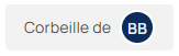 Consulter les corbeilles - 1 bouton corbeille de