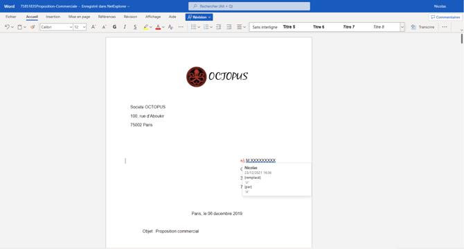 Travailler avec Voltn et Office 365_09