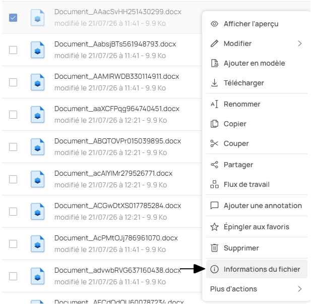 Verrouiller un fichier - 2 informations