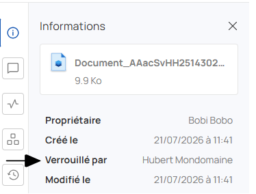 Verrouiller un fichier - 3 fichier verrouillé
